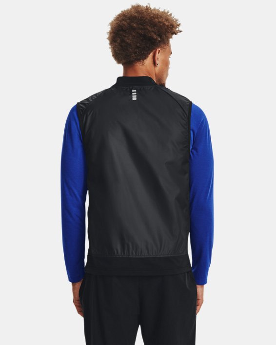Men's UA Launch Insulated Vest, Black, pdpMainDesktop image number 1